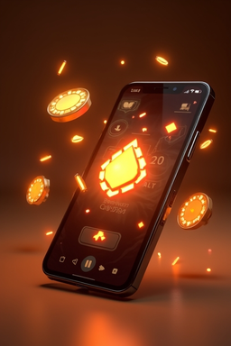 Wageon casino app on smartphone